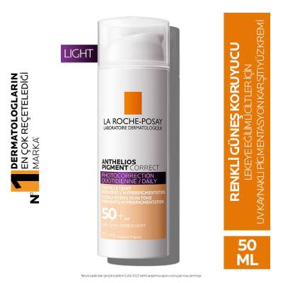 La Roche Posay Anthelios Pigment Correct SPF50+ Renkli Güneş Kremi- Light - 4