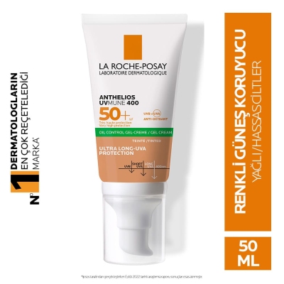 La Roche Posay Anthelios XL SPF 50 Renkli Güneş Jel Krem 50 ml - 5