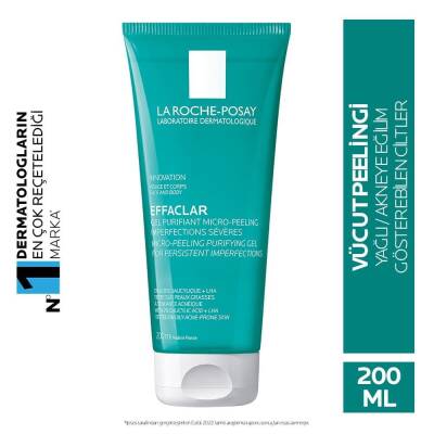 La Roche Posay Effaclar Mikro Peeling Jel Yüz ve Vücut 200 ml - 2