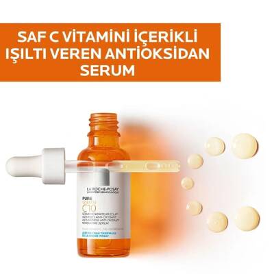 La Roche Posay Saf C Vitamini Işıltı Veren Antioksidan Serum 30 ml - 3
