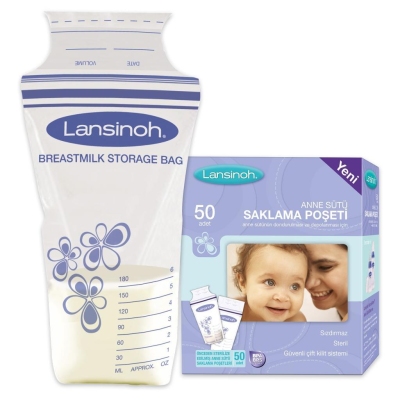 Lansinoh Anne Sütü Saklama Poşeti 50 Adet - 6