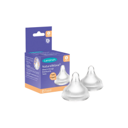 Lansinoh Natural Wave Biberon Emziği Yavaş Akış 2 Adet - 5