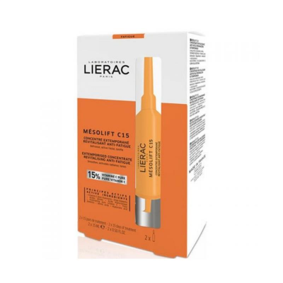 Lierac Mesolift C15 Anti-Fatigue Concentrate Serum 2 x 15 ml - 2