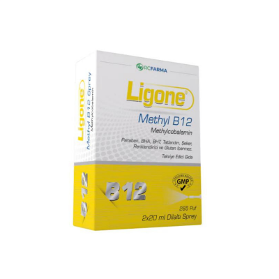 Ligone Methyl B12 Methylcobalamin Dilaltı Sprey 2 X 20 ml - 1