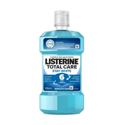Listerine Stay White Serinletici Nane Ağız Bakım Suyu 500 ml - 1