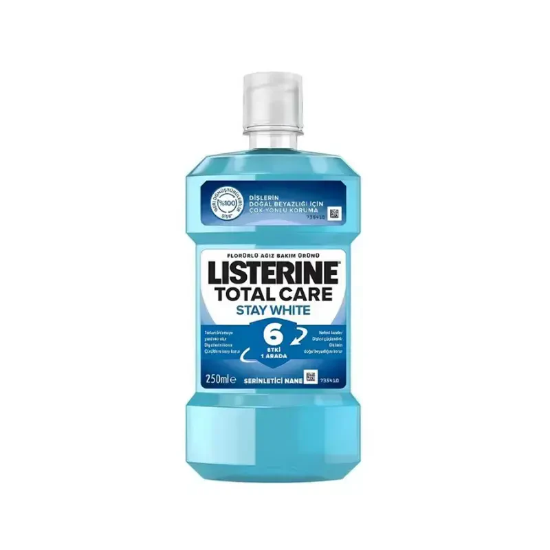 Listerine Total Care Stay White Serinletici Nane 250 ml -1