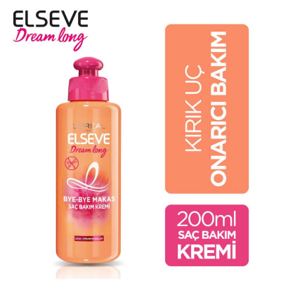 Loreal Elseve Dream Long Bye-Bye Makas Saç Bakım Kremi 200 ml - 1