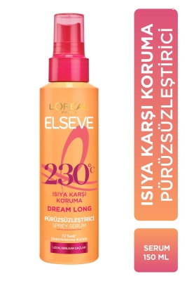 Loreal Elseve Dream Long Isı Koruyucu & Pürüzsüzleştirici Sprey Serum 150 ml - 1