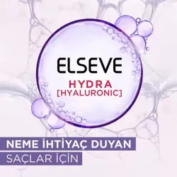 Loreal Elseve Hydra [Hyaluronic] Nemi Hapseden Saç Bakım Kremi 360ml - 3