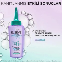 Loreal Elseve Hydra [Hyaluronic] Pure Yağlanma Karşıtı Scalp Serum 120 ml - 4