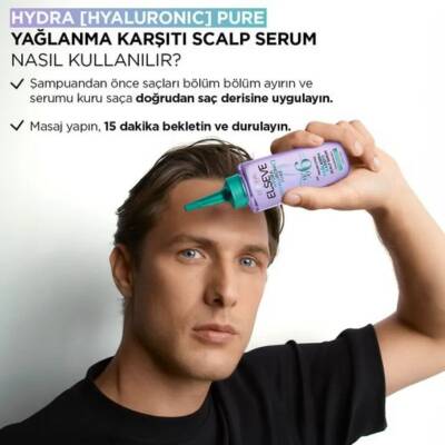 Loreal Elseve Hydra [Hyaluronic] Pure Yağlanma Karşıtı Scalp Serum 120 ml - 6