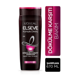 Loreal Elseve Komple Direnç Dökülme Karşıtı Şampuan 670 ml - Loreal Elseve