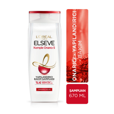 Loreal Elseve Komple Onarıcı 5 Şampuan 670 ml - 1