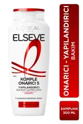 Loreal Elseve Komple Onarıcı 5 Yapılandırıcı Bakım Şampuanı 300 ml - 1