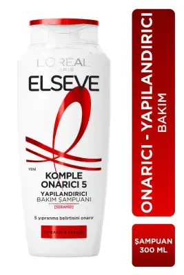 Loreal Elseve Komple Onarıcı 5 Yapılandırıcı Bakım Şampuanı 300 ml - 1