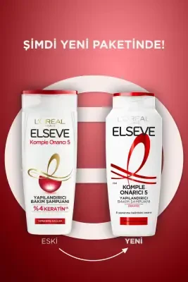 Loreal Elseve Komple Onarıcı 5 Yapılandırıcı Bakım Şampuanı 300 ml - 2
