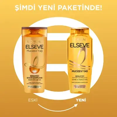 Loreal Elseve Mucizevi Yağ Besleyici Bakım Şampuanı 300 ml - 2