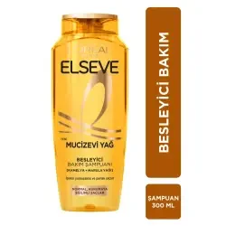 Loreal Elseve Mucizevi Yağ Besleyici Bakım Şampuanı 300 ml - 1