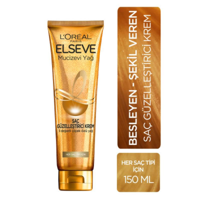 Loreal Elseve Mucizevi Yağ Saç Güzelleştirici Krem 150 ml-Her Saç Tipi - 2