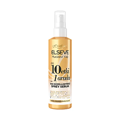 Loreal Elseve Mucizevi Yağ Saç Güzelleştirici Sprey Serum 150 ml - 1