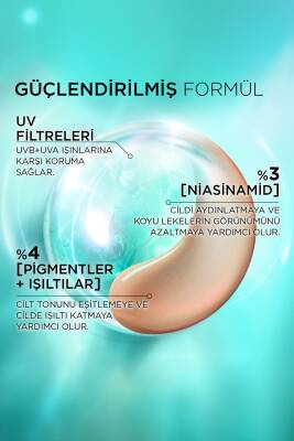 Loreal Paris Bright Reveal Spf 50+ Koyu Leke Karşıtı Renkli Fluid Güneş Kremi 50 ml - Light - 4
