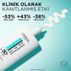 Loreal Paris Bright Reveal Spf 50+ Yüz Güneş Kremi 50 ml - 4