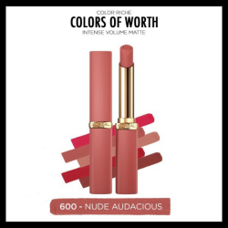 Loreal Paris Color Riche Colors Of Worth Intense Volume Matte Ruj - 600 Nude Audacious - 2