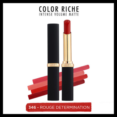 Loreal Paris Color Riche Intense Volume Matte Ruj - 346 Rouge Determination - 2