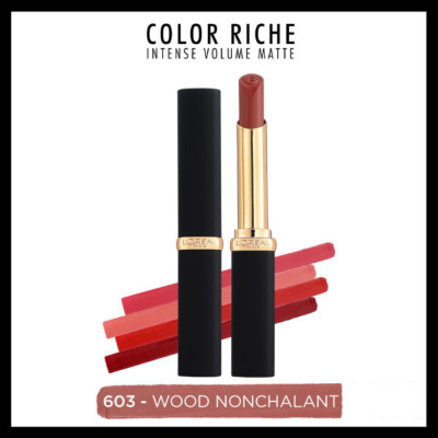 Loreal Paris Color Riche Intense Volume Matte Ruj - 603 Wood Nonchalant - 2