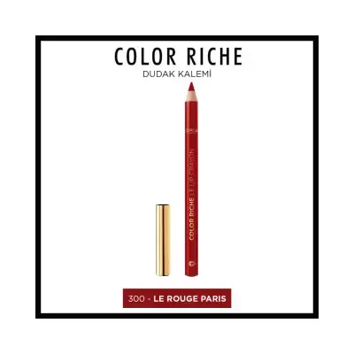 Loreal Paris Color Riche Le Lip Crayon Dudak Kalemi - 300 Le Rouge Paris - 2