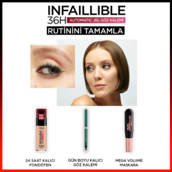 Loreal Paris Infaillable Automatic Jel Göz Kalemi - Zümrüt Yeşili - 6