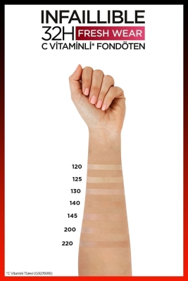 Loreal Paris Infaillible 32H Fresh Wear Fondöten - 220 Natural Sand - 8