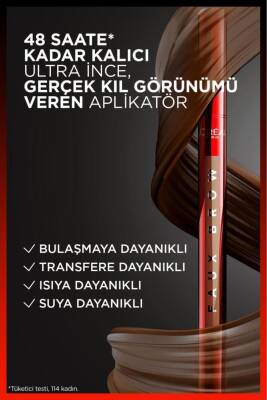 Loreal Paris Infaillible Faux Brow Ultra İnce Uçlu Kaş Kalemi - Light Brunette - 4