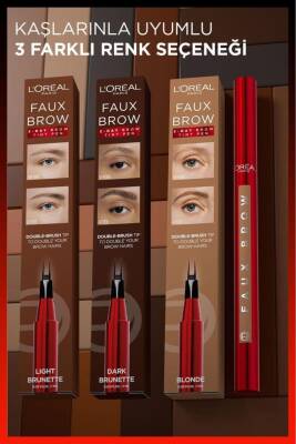 Loreal Paris Infaillible Faux Brow Ultra İnce Uçlu Kaş Kalemi - Light Brunette - 7