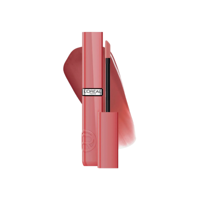 Loreal Paris Infaillible Laque Resistance Likit Parlak Ruj - 600 Le Nu Rose - 1