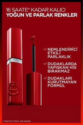 Loreal Paris Infaillible Laque Resistance Likit Parlak Ruj - 635 Worth It Medium - 5
