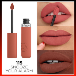 Loreal Paris Infaillible Matte Resistance Likit Mat Ruj - 115 Snooze Your Alarm - 3