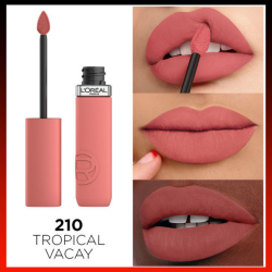 Loreal Paris Infaillible Matte Resistance Likit Mat Ruj - 210 Tropical Vacay - 3