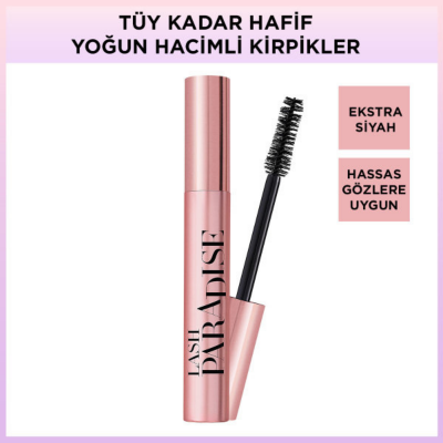 Loreal Paris Lash Paradise Intense Black Ekstra Siyah Maskara - 2