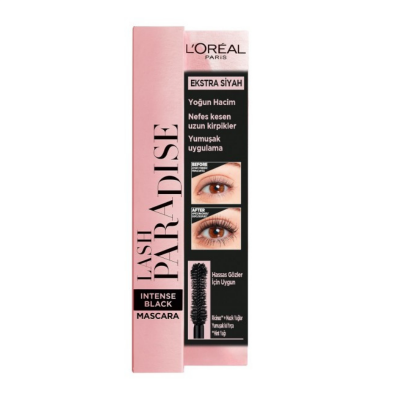 Loreal Paris Lash Paradise Intense Black Ekstra Siyah Maskara - 3