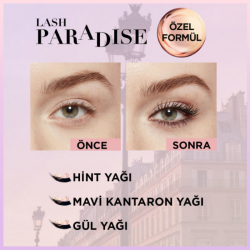 Loreal Paris Lash Paradise Intense Black Ekstra Siyah Maskara - 5