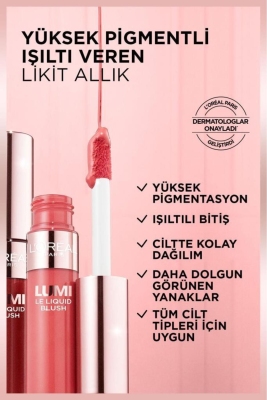 Loreal Paris Lumi Likit Allık - 640 Glowy Rouge Paris - 4