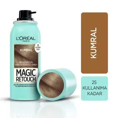 Loreal Paris Magic Retouch Sprey- Kumral - Loreal Paris