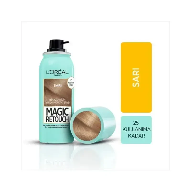Loreal Paris Magic Retouch Sprey- Sarı -1