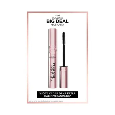 Loreal Paris Paradise Big Deal Maskara 9.9 ml - Siyah - 2