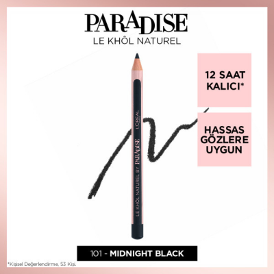 Loreal Paris Paradise Le Kohl Göz Kalemi -101 Midnighy Black - 2