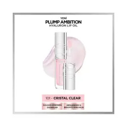 Loreal Paris Plump Ambition Hyaluron Lip Oil - 101 Cristal Clear - 2