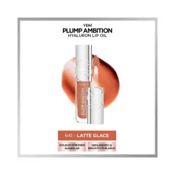 Loreal Paris Plump Ambition Hyaluron Lip Oil - 641 Latte Glace - 2