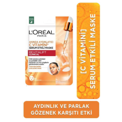 Loreal Paris Revitalift Clinical Anında Aydınlatıcı C Vitamini Serum Etkili Maske - 1