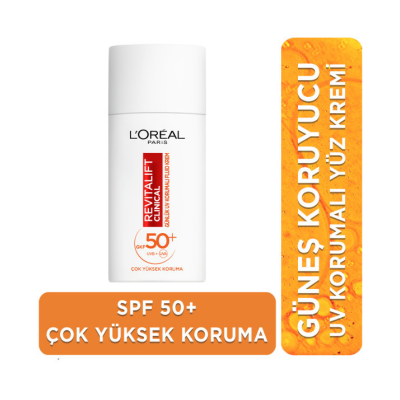 Loreal Paris Revitalift Clinical SPF 50+ Günlük Yüksek UV Korumalı Yüz Güneş Kremi 50 ml - 4